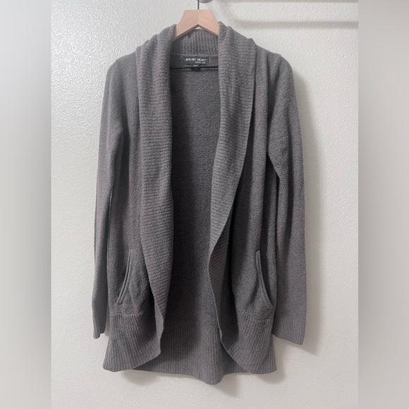 Barefoot Dreams Gray CozyChic Lite Circle Cardigan - Picture 1 of 4